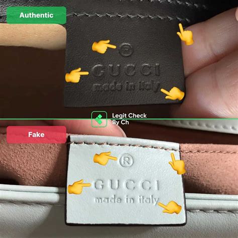 gucci marmont made in italy tag fake|gucci marmont bag authentication.